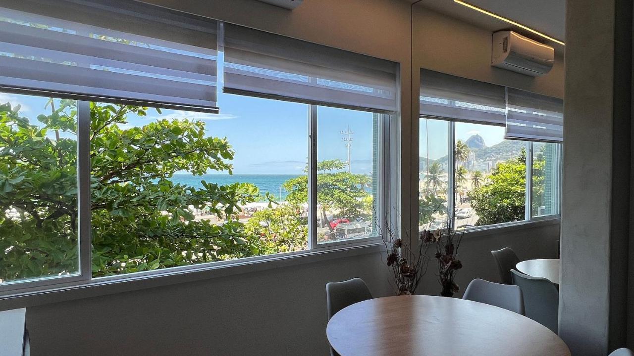Moderno Studio Frente Mar Praia de Copacabana Río de Janeiro Exterior foto