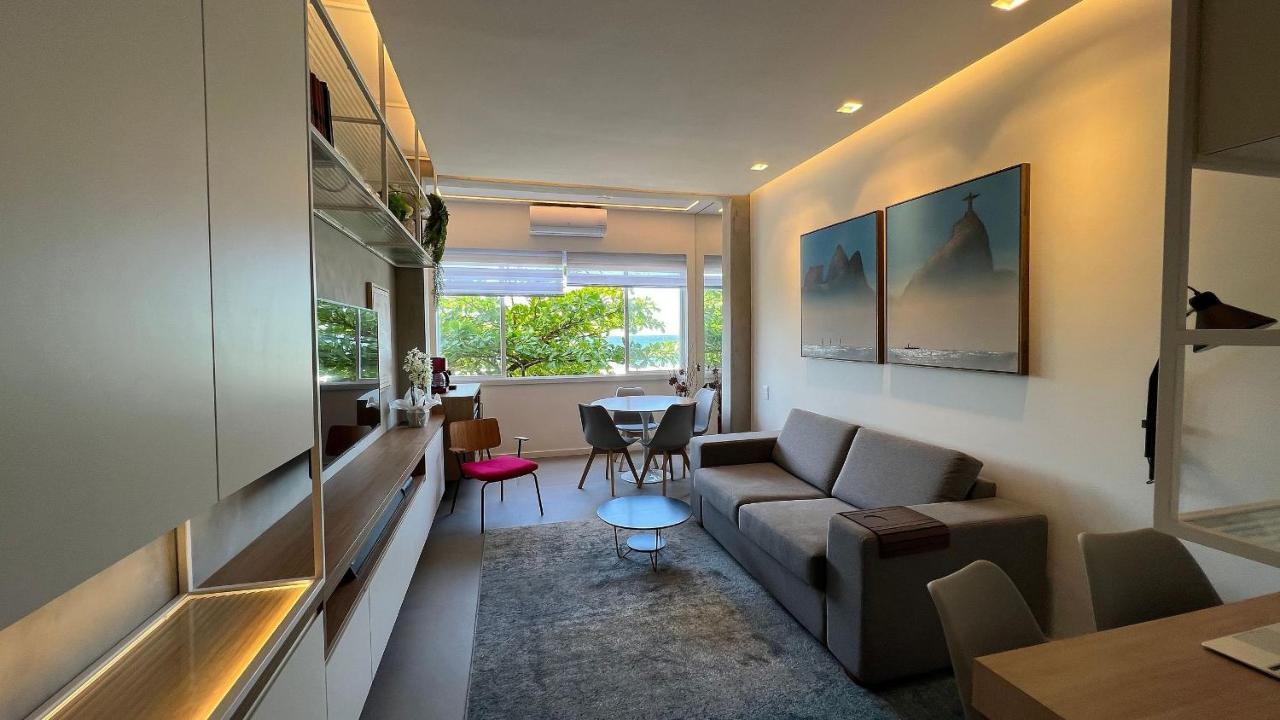 Moderno Studio Frente Mar Praia de Copacabana Río de Janeiro Exterior foto