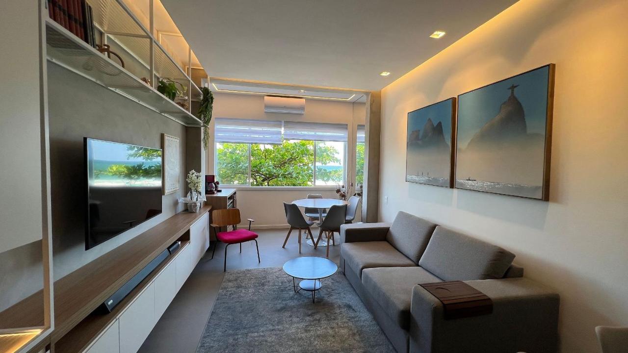 Moderno Studio Frente Mar Praia de Copacabana Río de Janeiro Exterior foto