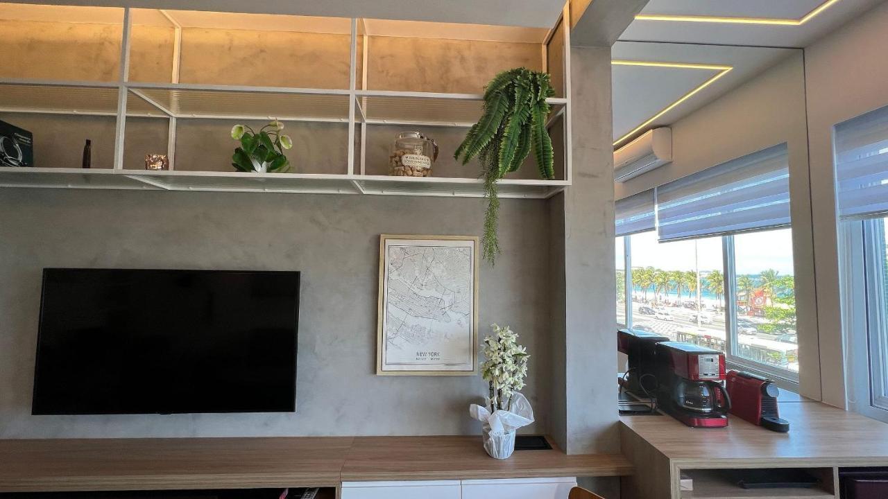 Moderno Studio Frente Mar Praia de Copacabana Río de Janeiro Exterior foto