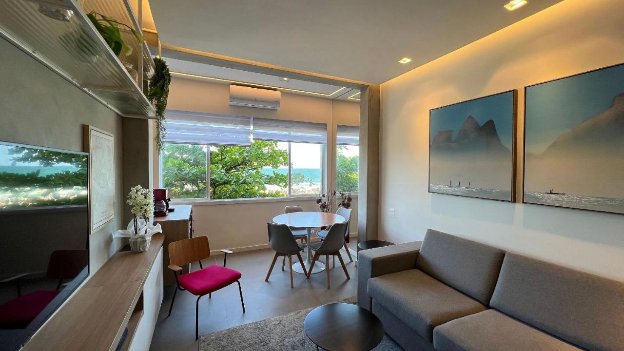 Moderno Studio Frente Mar Praia de Copacabana Río de Janeiro Exterior foto